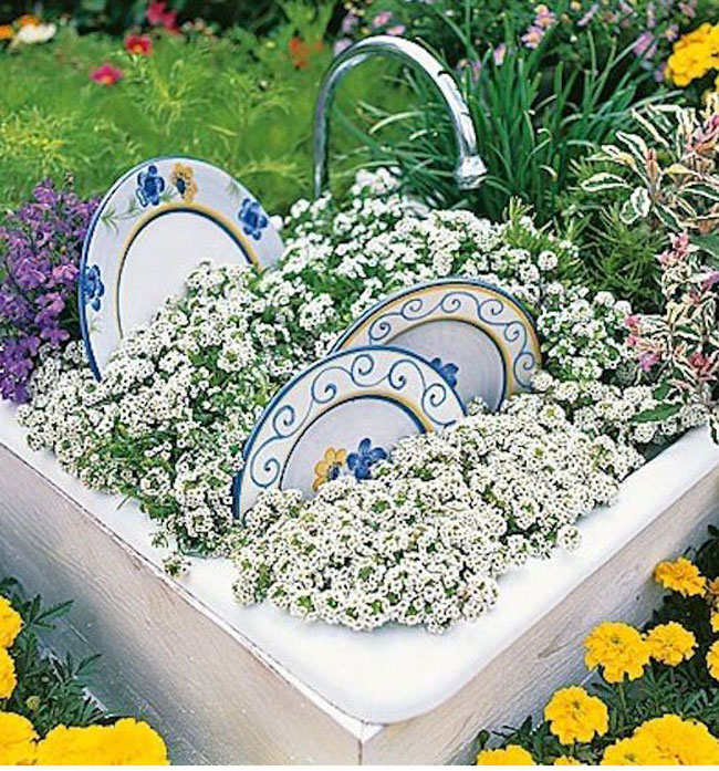 dishes-garden-decor