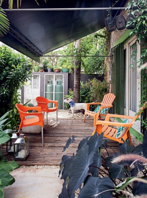 Tropical Backyard Garden And Terrace Design