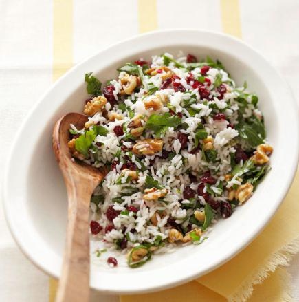 Parsley-Herb Rice with Cranberries