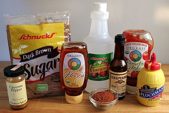ingredients for 3 Barbecue Sauce Recipes--Sweet, Spicy, & Smoky