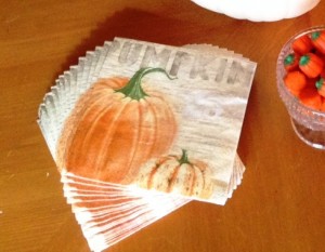 Autumn Paper Napkins as Inspiration - MattandShari.com