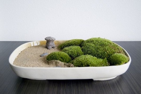 DIY tabletop zen garden ideas how to design rock garden 