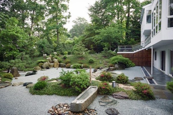 Japanese garden ideas garden design patio garden rocks stones