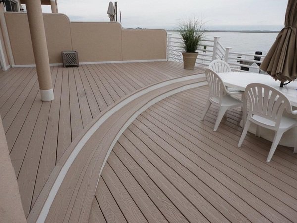 Plastic vs Composite decking pvc deck pros contemporary patio ideas