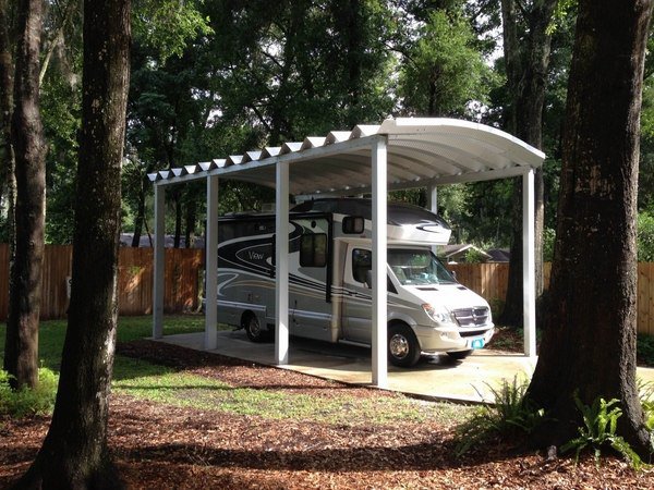 Small RV carports and shelters ideas RV shelter rv cover
