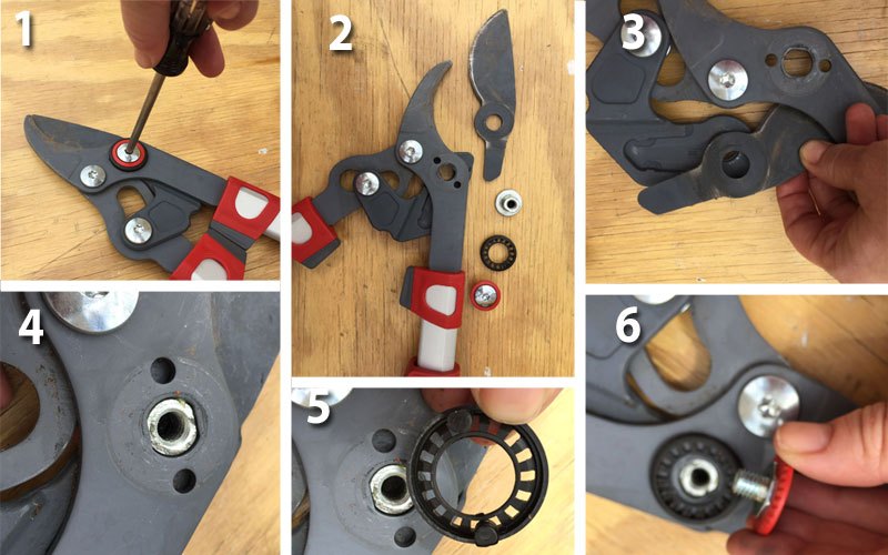 how to replace the blade on WOLF-Garten telescoping loppers