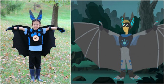 Wild Kratts Bat Costume