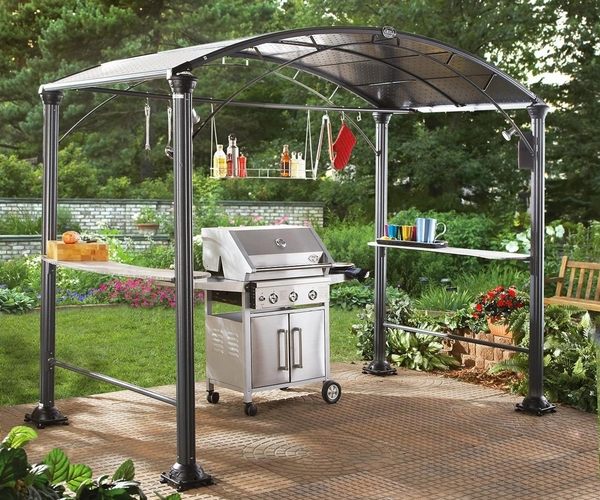 backyard bbq ideas portable outdoor grill shelves