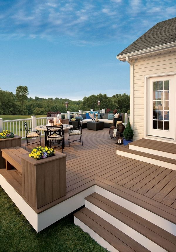 beautiful patio design composite decking outdoor dining furniture lounge furniture