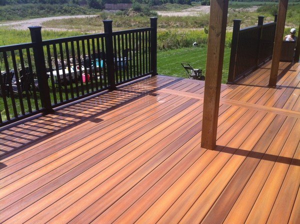 composite decks vs plastic decks modern patio decking systems
