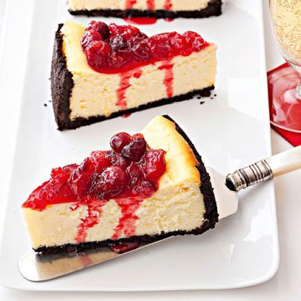 Cranberry-Orange Cheesecake