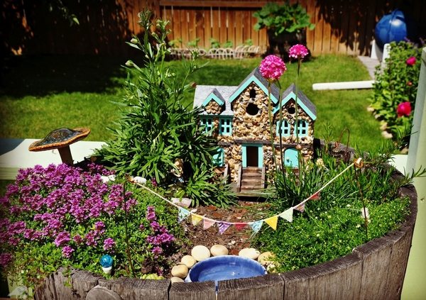 fairy garden ideas mini garden design miniature house pond