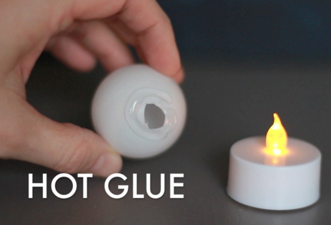 hot glue