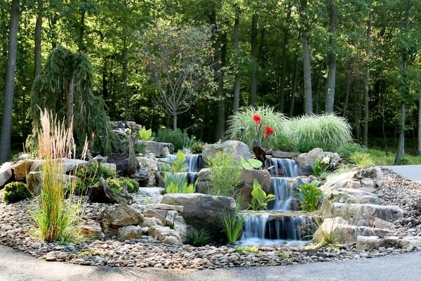 how to build a pondless waterfall beautirful garden decorating ideas 