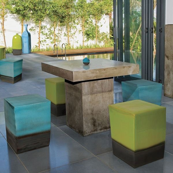 outdoor furniture table garden stools