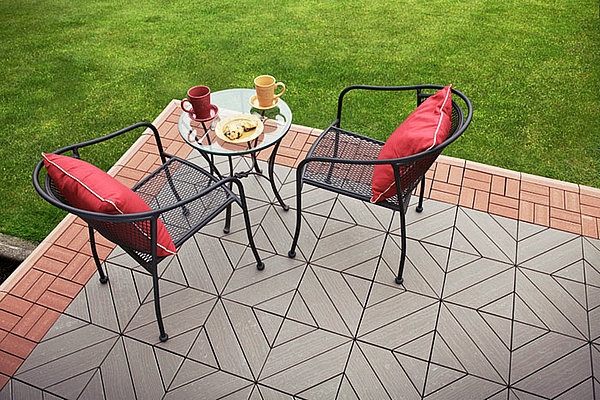 outdoor patio flooring composite decking tiles modern patio flooring