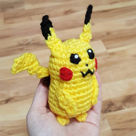pokemon go crochet pikachu