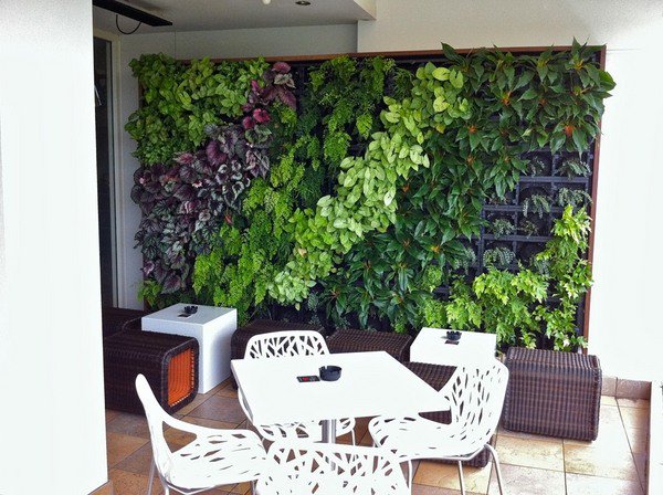 small patio design wall garden vertical green wall garden furniture