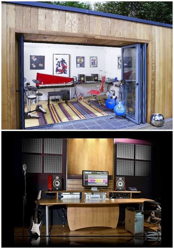 soundproof garden studio design ideas recording studio