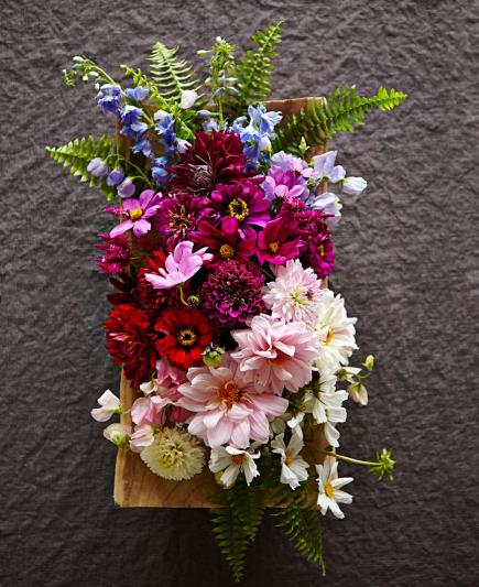 Artfully ombre flower arrangement