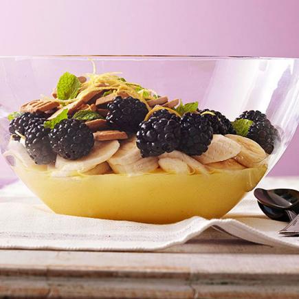 Quick and Easy Dessert Recipes—Blackberry Banana Trifle