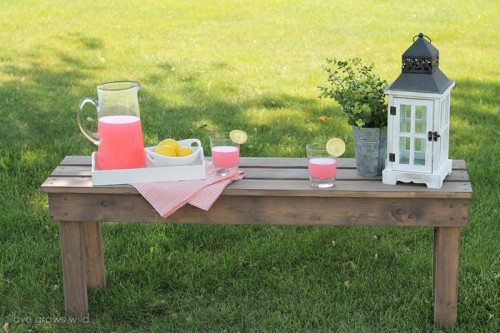 DIY simple wooden bench (via shelterness)